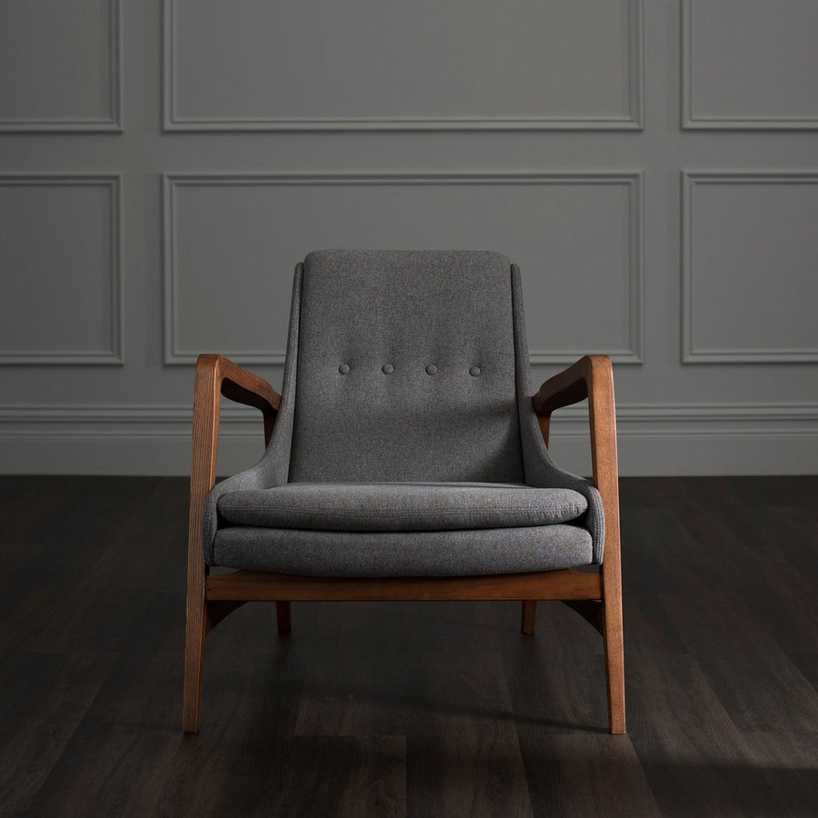 Enzo Occasional Chair-Grey - Maison Vogue