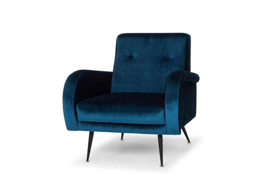 Hugo Occasional Chair-Midnight Blue - Maison Vogue