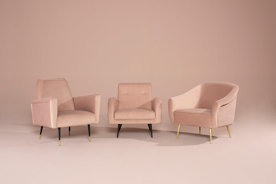 Hugo Occasional Chair-Blush - Maison Vogue