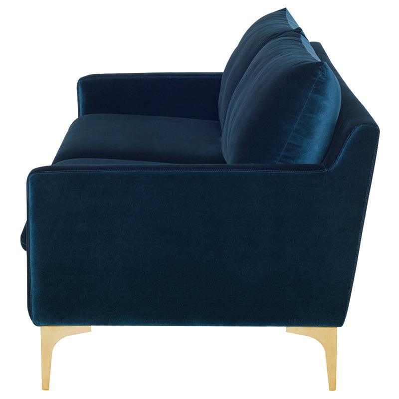 Anders Sofa-Midnight Blue/Gold - Maison Vogue