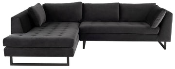 Janis Sectional (RAF)-Shadow Grey - Maison Vogue