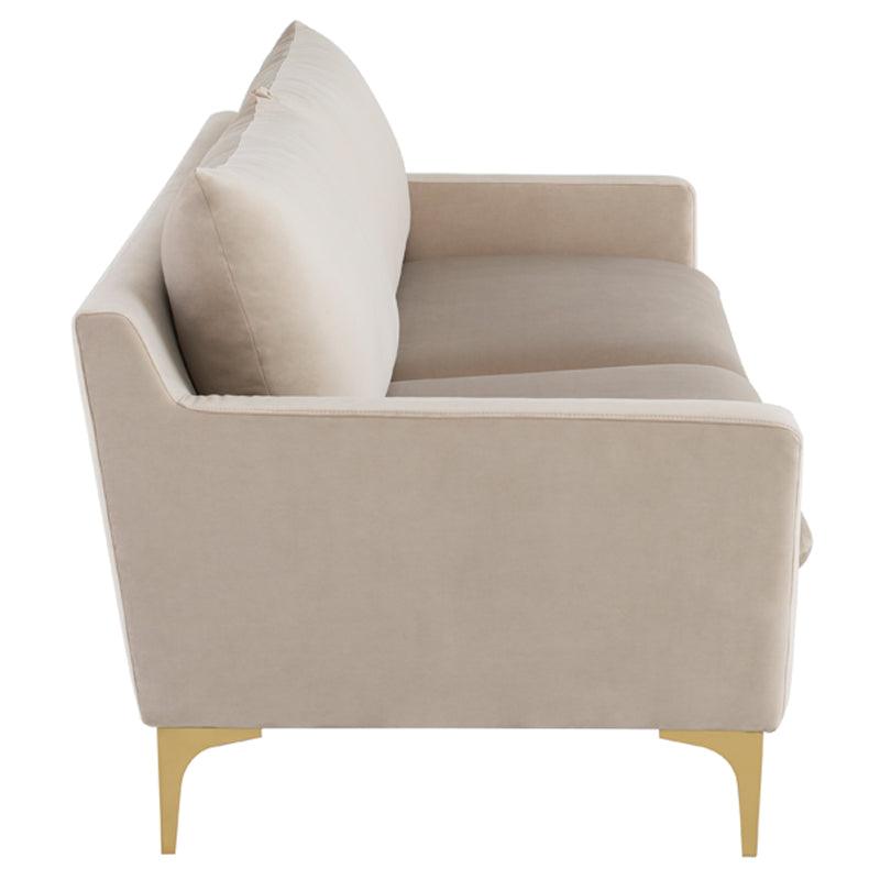 Anders Sofa-Nude/Gold - Maison Vogue