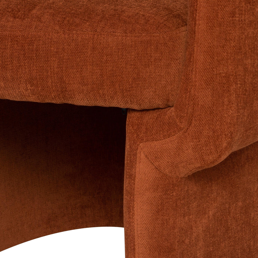 Clementine Occasional Chair-Terracotta - Maison Vogue
