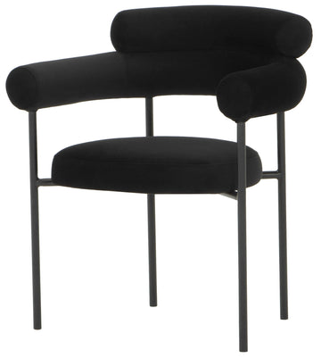 Portia Dining Chair-Black - Maison Vogue
