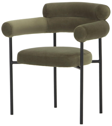 Portia Dining Chair-Green - Maison Vogue