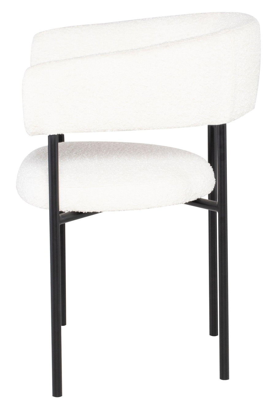 Cassia Dining Chair-Buttermilk Boucle - Maison Vogue