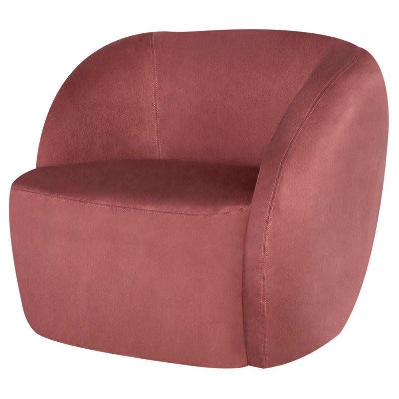 Selma Occasional Chair-Chianti Microsuede - Maison Vogue