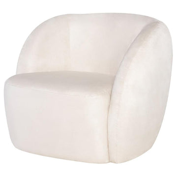Selma Occasional Chair-Champagne Microsuede - Maison Vogue