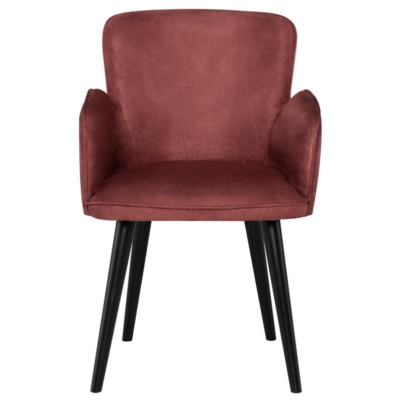 Willa Dining Chair-Chianti Microsuede - Maison Vogue