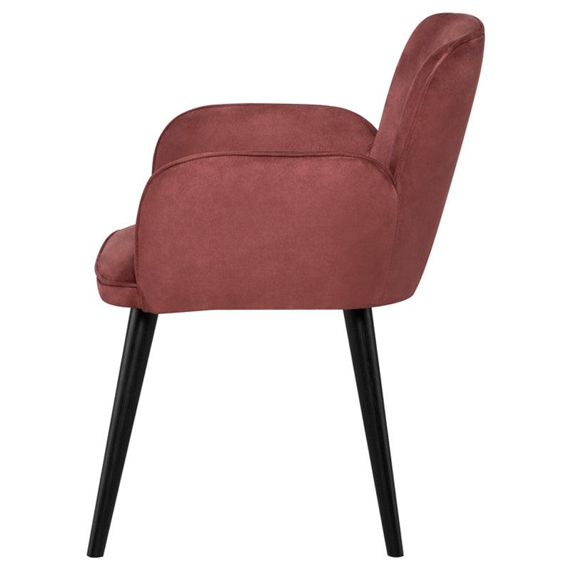 Willa Dining Chair-Chianti Microsuede - Maison Vogue