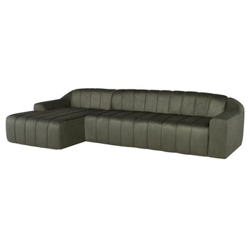 Coraline Sectional Sofa-RAF-Sage Microsuede - Maison Vogue