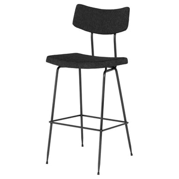 Soli Bar Stool-Activated Charcoal - Maison Vogue