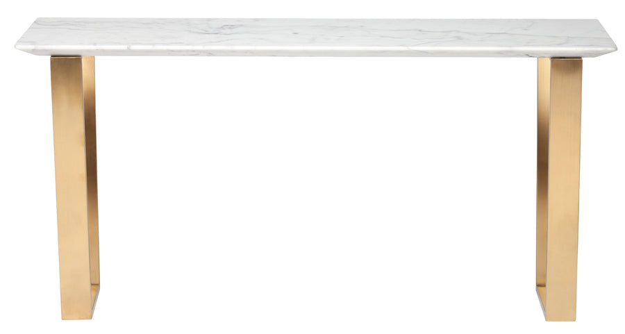 Catrine Console Table-White Marble - Maison Vogue