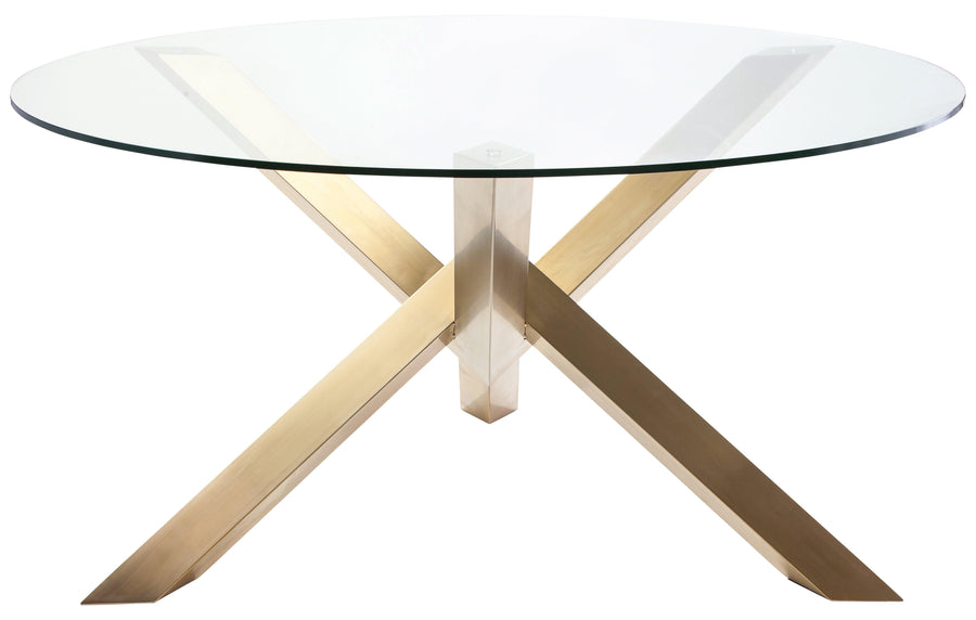 Costa Dining Table-Gold Base 72