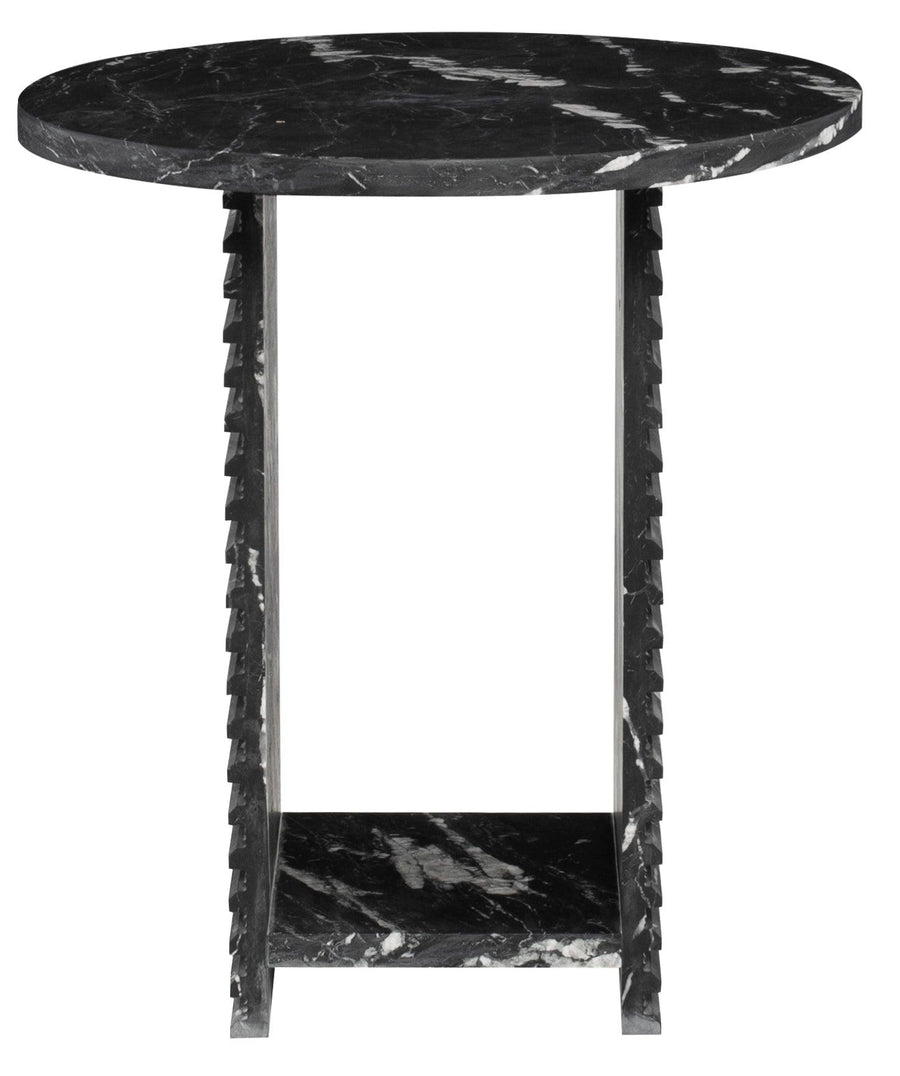 Mya Side Table-Black Marble - Maison Vogue