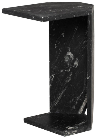 Gia Side Table-Black Marble - Maison Vogue