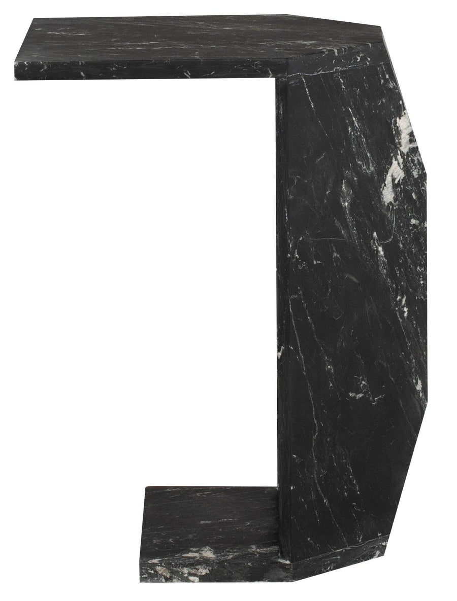 Gia Side Table-Black Marble - Maison Vogue