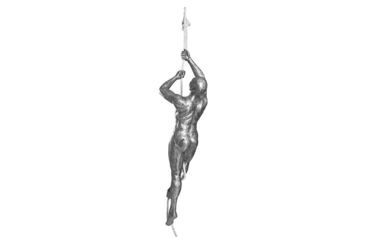 Climbing Figure Sculpture - Maison Vogue