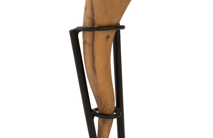 Sonokeling Wood Sculpture on Stand - Maison Vogue