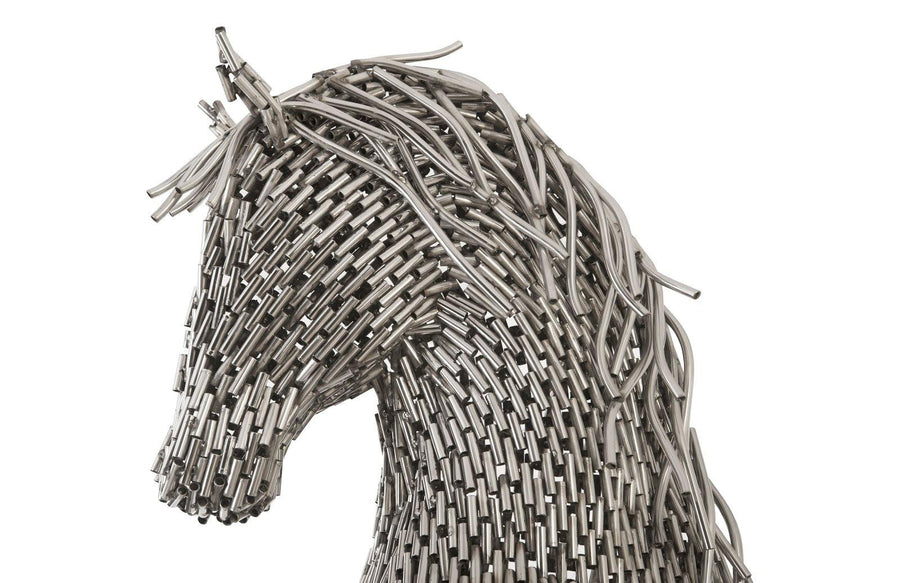 Rearing Horse Pipe Sculpture - Maison Vogue