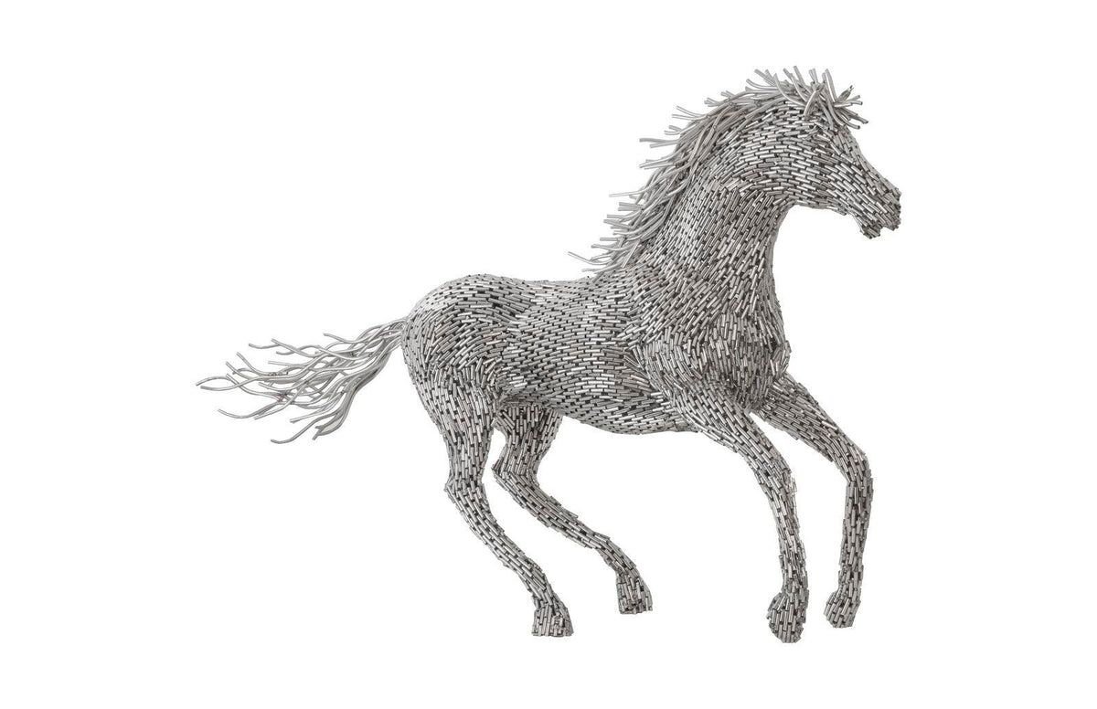 Galloping Horse Pipe Sculpture - Maison Vogue