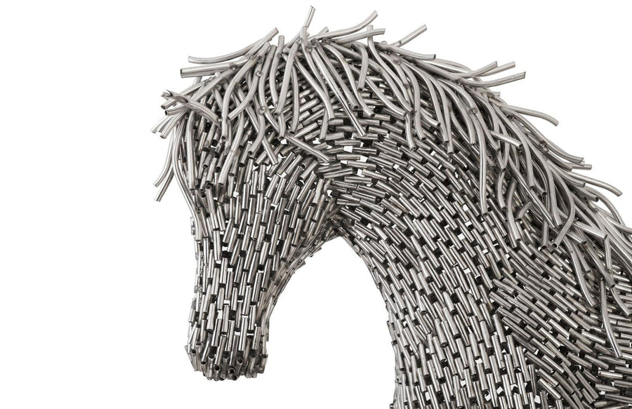 Walking Horse Pipe Sculpture - Maison Vogue