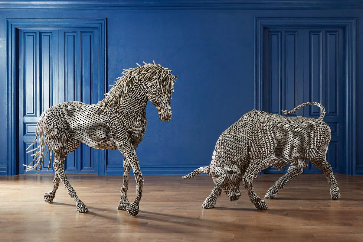 Bull Pipe Sculpture - Maison Vogue