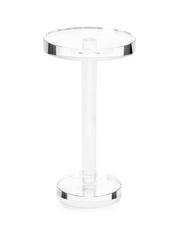 Round Crystal Martini Table - Maison Vogue