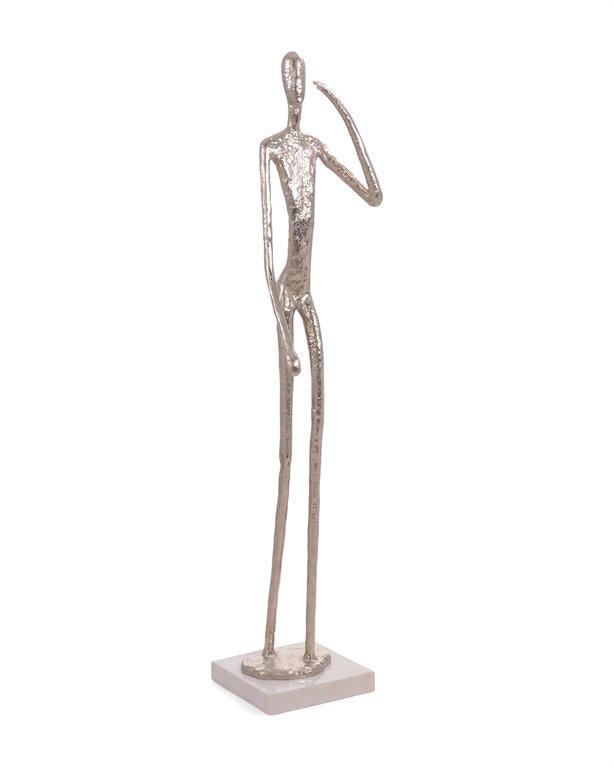 Nickel Figure One Sculpture - Maison Vogue