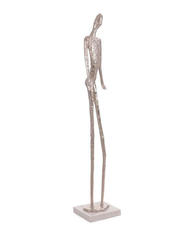 Nickel Figure Three Sculpture - Maison Vogue