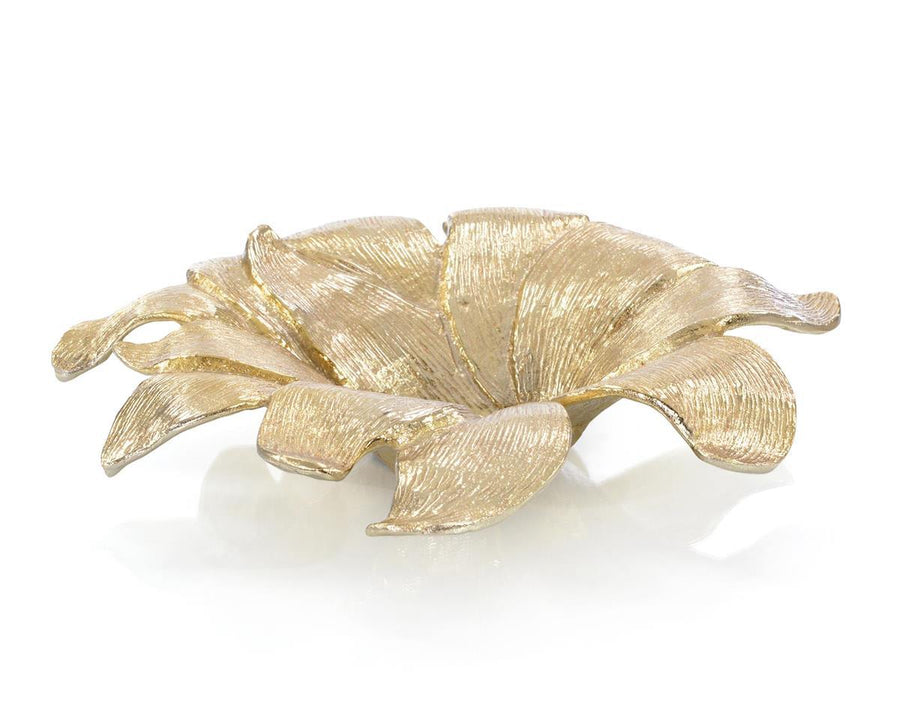 Lily Petal Bowl in Antique Brass - Maison Vogue