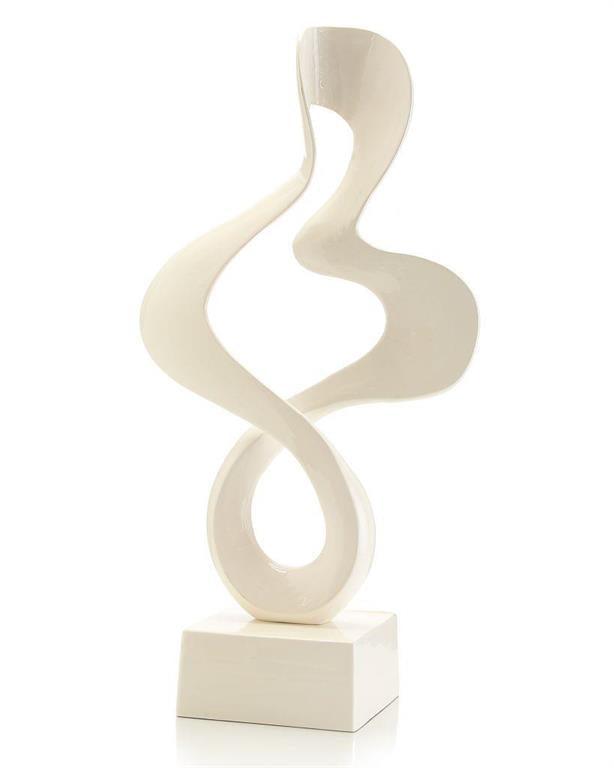 Cream Enamel Sculpture - Maison Vogue