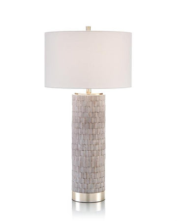 Cast Stone Table Lamp - Maison Vogue