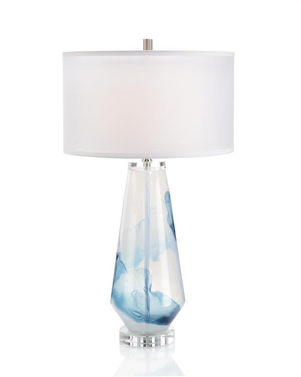 Blue Cloud Glass Table Lamp - Maison Vogue