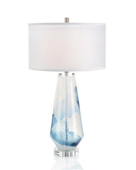 Blue Cloud Glass Table Lamp - Maison Vogue