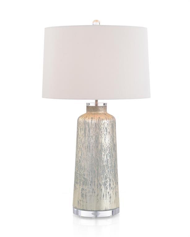 Teal and Gold Wash Table Lamp - Maison Vogue