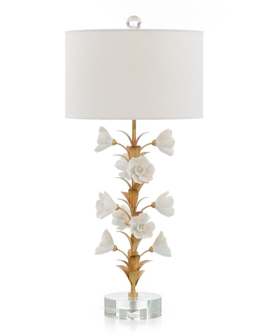 Porcelain Flower Table Lamp - Maison Vogue