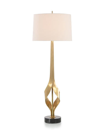 Graceful Brass Buffet Lamp - Maison Vogue
