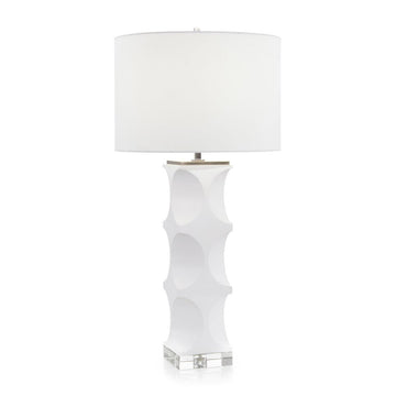 Modern Table Lamp (White) - Maison Vogue