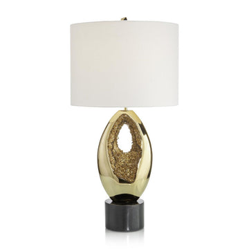 Glass Geode Table Lamp - Maison Vogue
