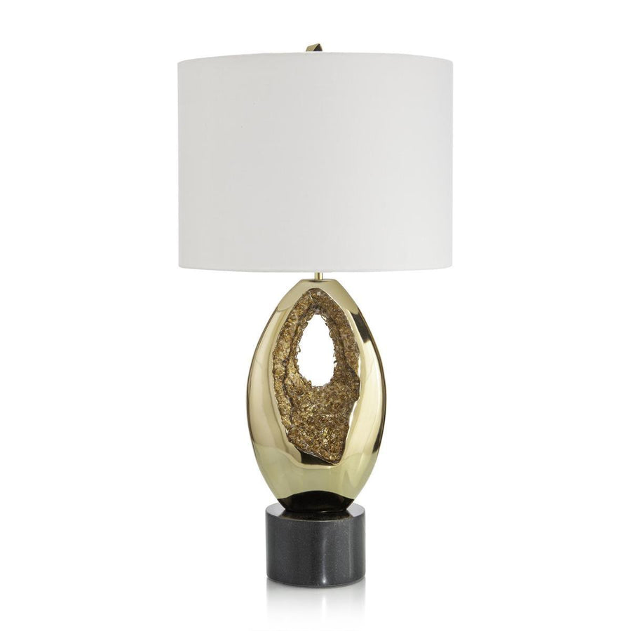 Glass Geode Table Lamp - Maison Vogue