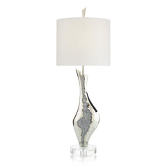 Glass Geode Table Lamp - Maison Vogue