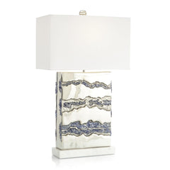 Glass Geode Table Lamp - Maison Vogue