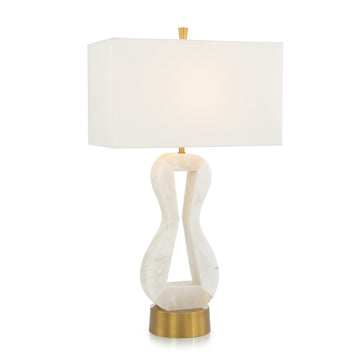 Infinite Alabaster Table Lamp - Maison Vogue