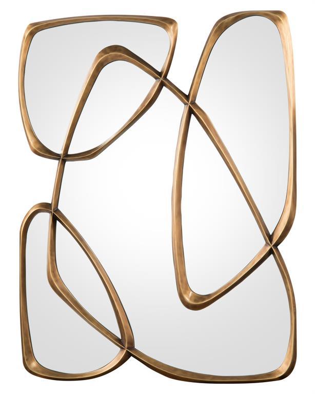 Zeta Mirror in Mayan Bronze - Maison Vogue