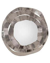 Ripple Frame Mirror in Nickel - Maison Vogue