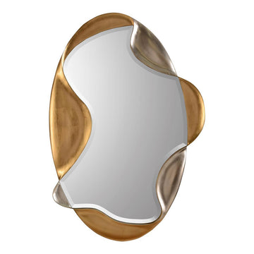 Gold and Silver Bliss Mirror - Maison Vogue