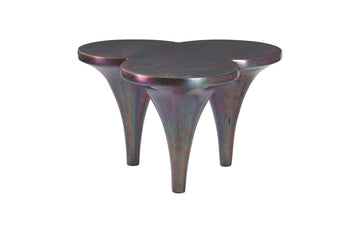 Marley Coffee Table Resin, Copper Finish - Maison Vogue