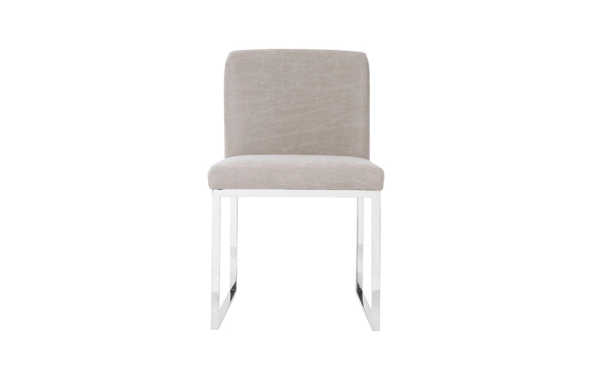Frozen Gray Taupe Dining Chair - Maison Vogue