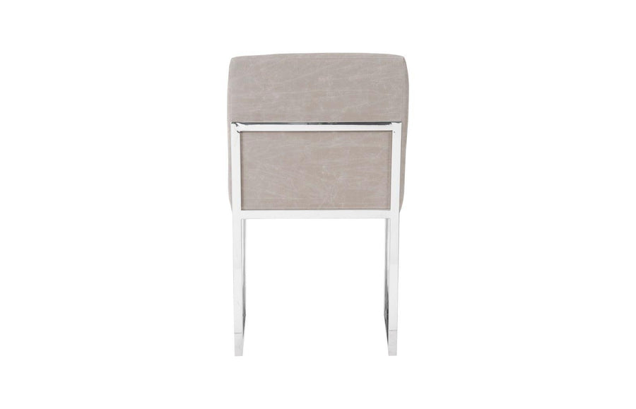 Frozen Gray Taupe Dining Chair - Maison Vogue